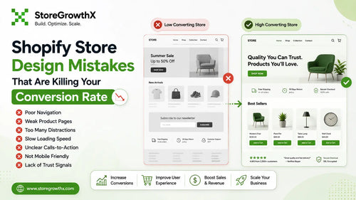 Shopify Store Design Mistakes That Are Killing Your Conversion Rate