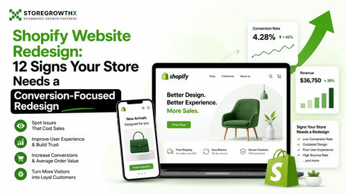 12 Signs Your Shopify Store Needs a Conversion Focused Redesign