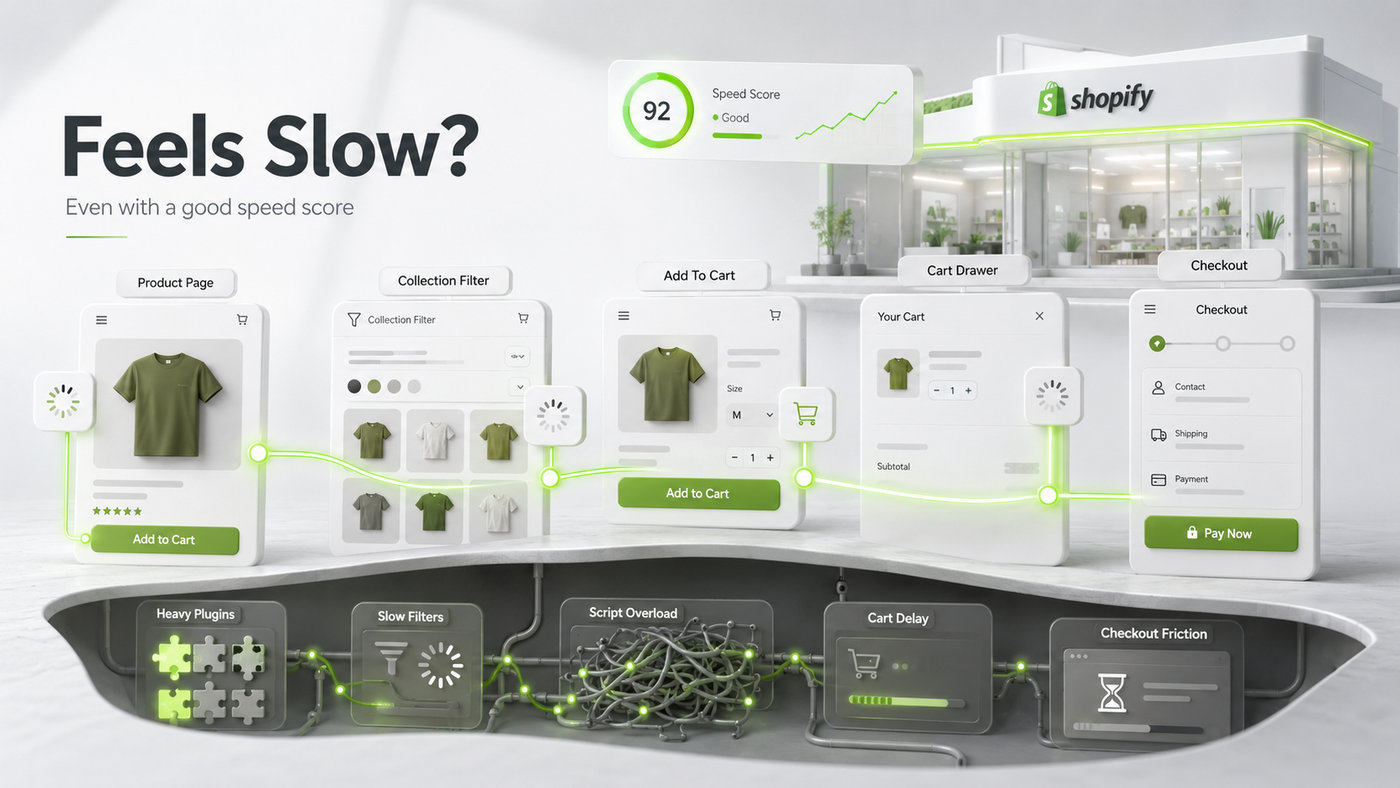 Why Your Shopify Store Feels Slow Even When Speed Tests Look Fine